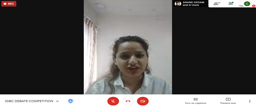 Intercollegiate virtual debate competition on Green buildings- the necessity of tomorrow or extravagance (6)