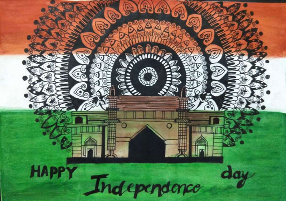 Independence Day drawing| Independence Day drawing ideas for kids for  school competition | Viral News, Times Now